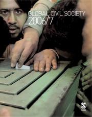 Cover of: Global Civil Society 2006/7 (Global Civil Society - Year Books) by 