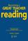 Cover of: Becoming a Great Teacher of Reading