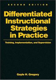 Cover of: Differentiated Instructional Strategies in Practice by Gayle H. Gregory