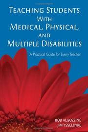 Cover of: Teaching Students With Medical, Physical, and Multiple Disabilities by Robert Algozzine, James Ysseldyke