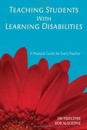 Cover of: Teaching Students With Learning Disabilities by James Ysseldyke, Robert Algozzine