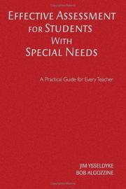 Cover of: Effective Assessment for Students With Special Needs by James Ysseldyke, Robert Algozzine