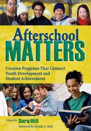 Cover of: Afterschool Matters by Sara Hill