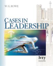 Cover of: Cases in Leadership