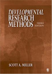 Cover of: Developmental Research Methods by Scott A. Miller