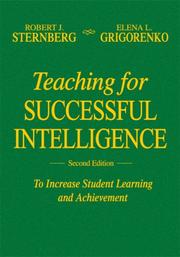 Cover of: Teaching for Successful Intelligence by Robert J. Sternberg, Elena L. Grigorenko