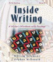 Cover of: Inside writing: a writer's workbook : form B