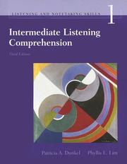 Cover of: Intermediate listening comprehension by Patricia Dunkel