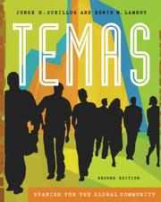 Cover of: Temas: Spanish for the Global Community (with Audio CD)