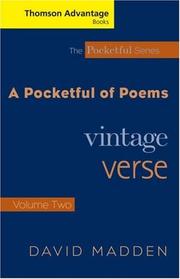 Cover of: Thomson Advantage Books: Pocketful of Poems: Vintage Verse Vol. II (The Pocketful Series)