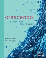 Cover of: Crescendo! (with Audio CD) by Francesca Italiano, Irene Marchegiani