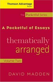Cover of: Thomson Advantage Books: A Pocketful of Essays: Volume II, Thematically Arranged, Revised Edition (The Pocketful Series)