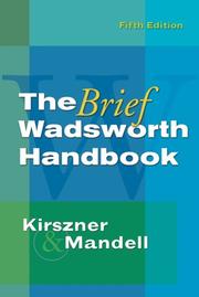 Cover of: The Brief Wadsworth Handbook by 