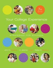 Cover of: Thomson Advantage Books: Your College Experience: Strategies for Success (with ThomsonNOW  Printed Access Card)