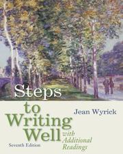 Cover of: Steps to Writing Well with Additional Readings