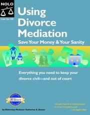 Cover of: Using divorce mediation by Katherine E. Stoner