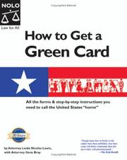 Cover of: How to get a green card by Loida Nicolas Lewis