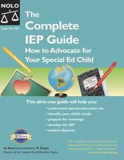 The complete IEP guide by Lawrence M. Siegel