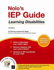 Nolo's IEP Guide by Lawrence M. Siegel
