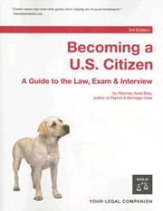 Becoming a U.S. citizen by Ilona M. Bray