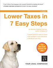 Cover of: Lower Taxes in 7 Easy Steps by Stephen Fishman
