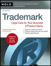 Cover of: Trademark by Stephen Elias, Richard Stim