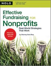 Cover of: Effective Fundraising for Nonprofits by Ilona M. Bray