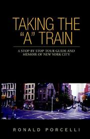 Cover of: Taking the "A" train by Ronald Porcelli