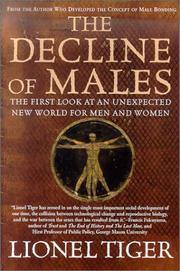 Cover of: The Decline of Males by Lionel Tiger