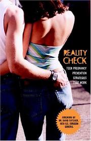 Cover of: Reality check by Get Real About Teen Pregnancy Campaign.