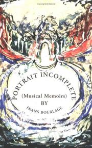 Cover of: Portrait Incomplete: (Musical Memoirs)