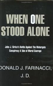 When One Stood Alone by J. D. Farinacci