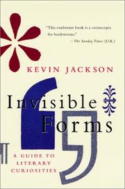 Cover of: Invisible forms: a guide to literary curiosities