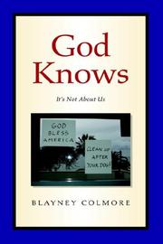 Cover of: God Knows by Blayney Colmore