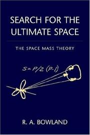 Cover of: Search For The Ultimate Space: The Space Mass Theory