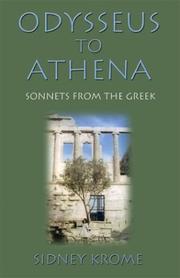 Cover of: Odysseus to Athena: Sonnets from the Greek