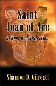 Cover of: Saint Joan of Arc: History and Reflection