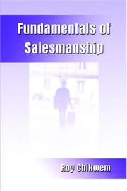 Cover of: Fundamentals of Salesmanship by Roy Ugochukkwu Chikwem