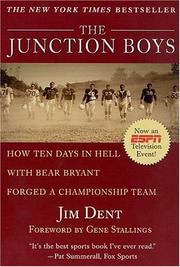 Cover of: The Junction Boys | Jim Dent