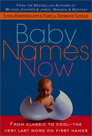 Cover of: Baby names now by Linda Rosenkrantz