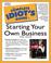 Cover of: The complete idiot's guide to starting your own business