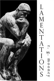 Cover of: Lamentations | r.g. mooney