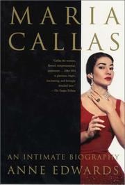 Cover of: Maria Callas by Anne Edwards