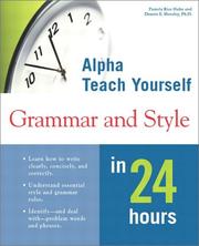 Cover of: Macmillan teach yourself grammar and style in 24 hours