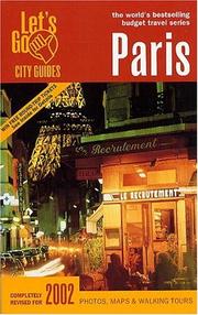 Cover of: Let's Go Paris 2002