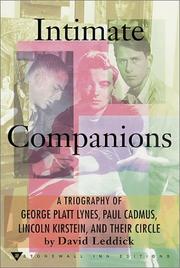 Intimate Companions by David Leddick