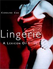 Cover of: Lingerie by Caroline Cox (undifferentiated)