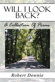 Cover of: Will I Look Back?