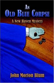 Cover of: An Old Blue Corpse: A New Haven Mystery