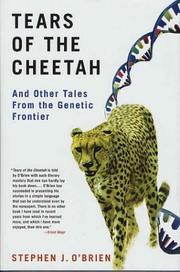 Cover of: Tears of the Cheetah by Stephen J. O'Brien